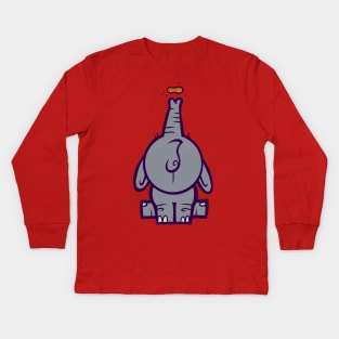 Peanut The Elephant Kids Long Sleeve T-Shirt